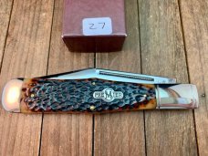 Schatt and Morgan Premier Series Coke Bottle Brown Jigged Bone 2003