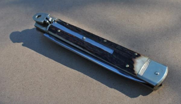 Hubertus Auto Mint Stag 5 1/2" Closed Hold On Tight Lived In A Sock Drawer