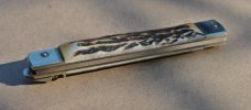 Hubertus Auto Mint Stag 5 1/2" Closed Hold On Tight Lived In A Sock Drawer