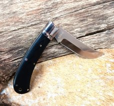 NIB  RoseCraft Blades  Little Riverbend Skinner Black Micarta RCT001-BM D2 Upswept Blade