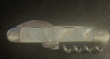 OLD MORELY PEARL BARTENDER KNIFE 95-100 YEARS OLD GERMANY