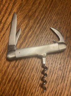 OLD MORELY PEARL BARTENDER KNIFE 95-100 YEARS OLD GERMANY