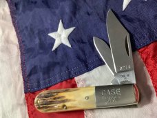 Case XX 1982 8 Dot Barlow w/ Great Stag Handles -Mdl# 52009 SSP