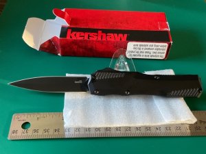 Kershaw Livewire Double Edge-Black MagnaCut Blade- 9000DE NEW