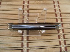 SCHRADE 855 RB VINTAGE U.S.A. MADE 1970-73 MEDIUM SIZED TRIPLE BLADE STOCKMAN FOLDING POCKET KNIFE