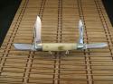 BEAR HUNTER SOLINGEN GERMANY VINTAGE LARGE 4 BLADE STOCKMAN UNUSED & UNCARRIED FOLDING POCKET KNIFE