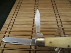 BEAR HUNTER SOLINGEN GERMANY VINTAGE LARGE 4 BLADE STOCKMAN UNUSED & UNCARRIED FOLDING POCKET KNIFE