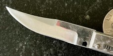 Russian Prison Knife (RPK) Switchblade, Miniature Deer Foot, Used 