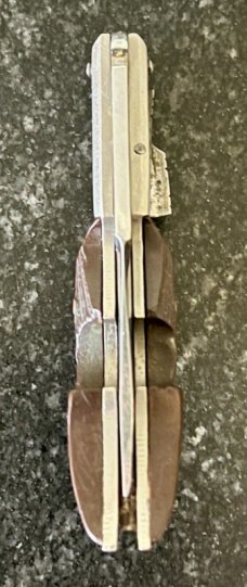 Russian Prison Knife (RPK) Switchblade, Miniature Deer Foot, Used 
