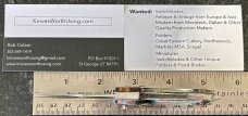 Miniature Russian Prison Knife (RPK) Switchblade, Unused 