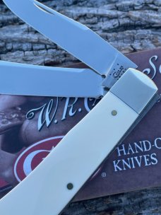 CASE XX * 2012 ELEPHANT IVORY PANAMA TRAPPER *NICE KINIFE