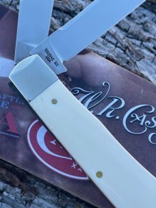 CASE XX * 2012 ELEPHANT IVORY PANAMA TRAPPER *NICE KINIFE