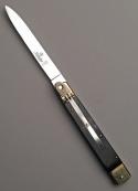 10" Hubertus German "Slimline" Springer Stiletto, Horn, EXPORT MODEL, NOS vintage collector, c.1984