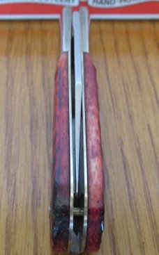 J.A. Henckel Red Bone Handle Barlow Model #14 B