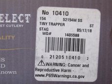 Case Select 2018 Stag Tiny Trapper Pattern # 52154W SS