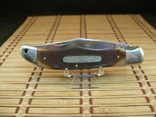 SCHRADE OLD TIMER 125OT MUSTANG VINTAGE OLDER HIGH CARBON STEEL BLADE LINERLOCK FOLDING POCKET KNIFE