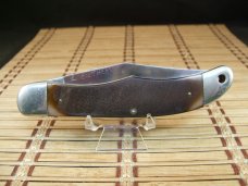 SCHRADE OLD TIMER 125OT MUSTANG VINTAGE OLDER HIGH CARBON STEEL BLADE LINERLOCK FOLDING POCKET KNIFE