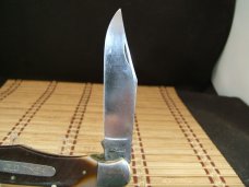 SCHRADE OLD TIMER 125OT MUSTANG VINTAGE OLDER HIGH CARBON STEEL BLADE LINERLOCK FOLDING POCKET KNIFE
