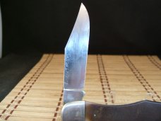 SCHRADE OLD TIMER 125OT MUSTANG VINTAGE OLDER HIGH CARBON STEEL BLADE LINERLOCK FOLDING POCKET KNIFE