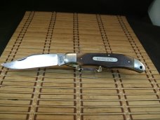 SCHRADE OLD TIMER 125OT MUSTANG VINTAGE OLDER HIGH CARBON STEEL BLADE LINERLOCK FOLDING POCKET KNIFE