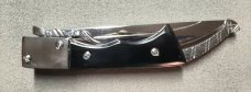 Extender Bowie Swing-guard Switchblade Knife with Horn Handles 