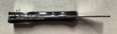 Extender Bowie Swing-guard Switchblade Knife with Horn Handles 