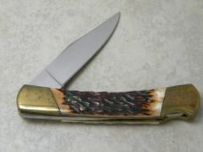Parker Cut. Co. Japan Bone Leopard Lockback Knife 