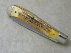 Schrade + USA Stag Trapper Knife 1982 NKCA Club Knife