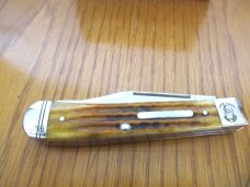 Case XX Select 2018 Pearl Shield Antique Bone Trapper Pattern # 6254