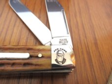 Case XX Select 2018 Pearl Shield Antique Bone Trapper Pattern # 6254