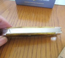 Case XX Select 2018 Pearl Shield Antique Bone Trapper Pattern # 6254