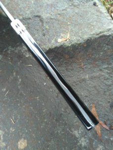 Custom 12 Inch Damascus Chefs Knife With Snake Filework