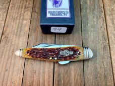 Schatt and Morgan Premier Series Humpback Whittler Golden Root Jigged Bone