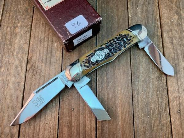 Schatt and Morgan Premier Series Railsplitter Golden Root Jigged Bone 2003