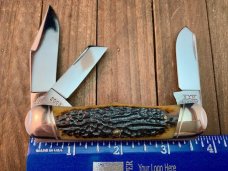 Schatt and Morgan Premier Series Railsplitter Golden Root Jigged Bone 2003
