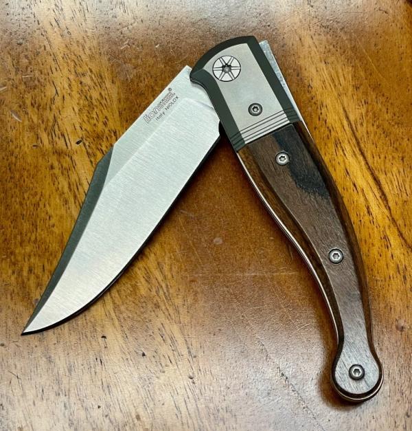 LionSTEEL Gitano Jack Knife with Niolox Stainless Clip Point Blade and Santos wood Handles