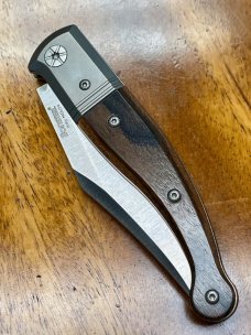 LionSTEEL Gitano Jack Knife with Niolox Stainless Clip Point Blade and Santos wood Handles