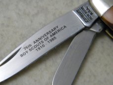 Camillus NY USA 75th Anniv. Boy Scouts of America Delrin Stockman Knife