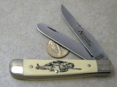 Schrade + USA 296SC Daniel Boone Trapper Knife NIB