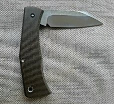 Taylor Made Cochise..Aebl..OD Canvas Micarta..3 11/16" clsd..titanium liners,lanyard tube..coa/pouch