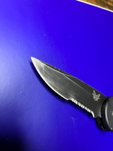Benchmade 9051 AFO II AUTO Folding Knife  Black Combo Blade