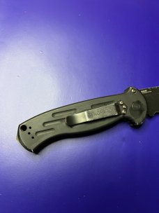 Benchmade 9051 AFO II AUTO Folding Knife  Black Combo Blade