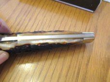 Schatt & Morgan Wire & File Stag Mountain Man Folding Lock Back Hunter Pattern # 3L