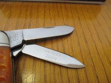 Schatt Morgan Autumn Gold Corn Cob Jigged Bone Sleeveboard Whittler Pattern # 043213