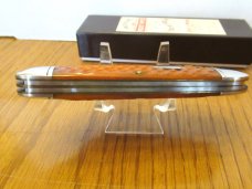 Schatt Morgan Autumn Gold Corn Cob Jigged Bone Sleeveboard Whittler Pattern # 043213