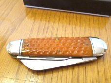 Schatt Morgan Autumn Gold Corn Cob Jigged Bone Sleeveboard Whittler Pattern # 043213