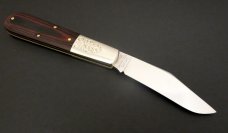 Great Eastern Cutlery #86 2-Acorn Barlow 440C Red & Black Micarta GEC 861121