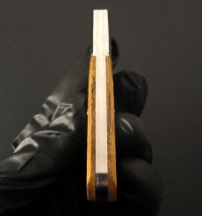 Great Eastern Cutlery #15 TC Barlow Rough Sawn Osage Wood Spear Point GEC 152121