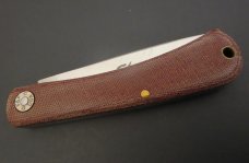 Great Eastern Cutlery #71 SFO CK Sudbuster Natural Canvas Micarta GEC Collector Knives SFO 715222