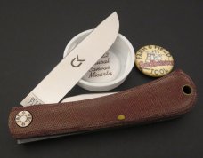 Great Eastern Cutlery #71 SFO CK Sudbuster Natural Canvas Micarta GEC Collector Knives SFO 715222